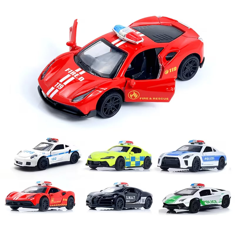 Mini police Alloy Car Toy (1pc)