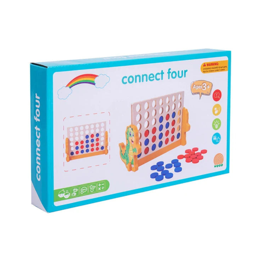 Wooden connect four
