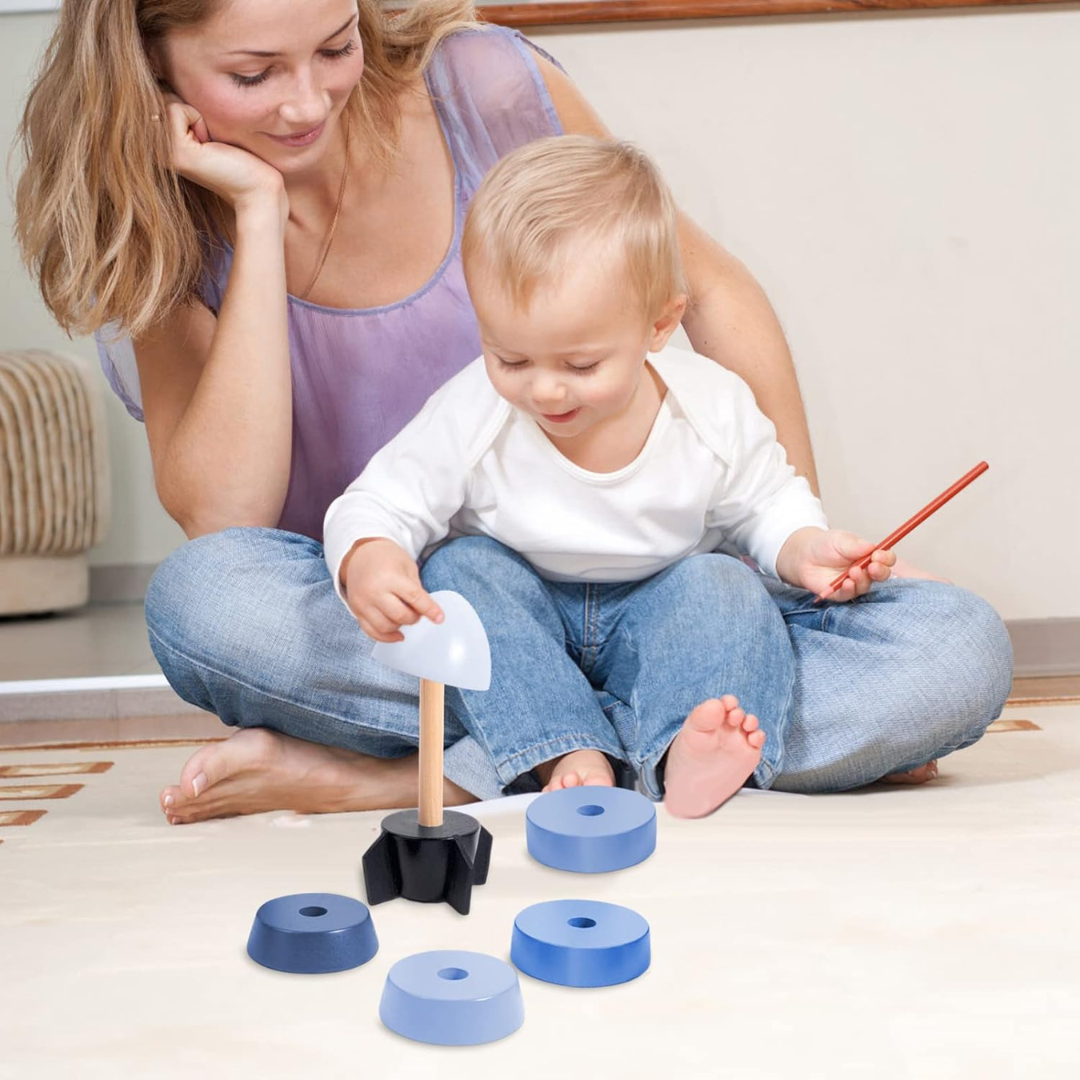 Montessori Rocket Stacker