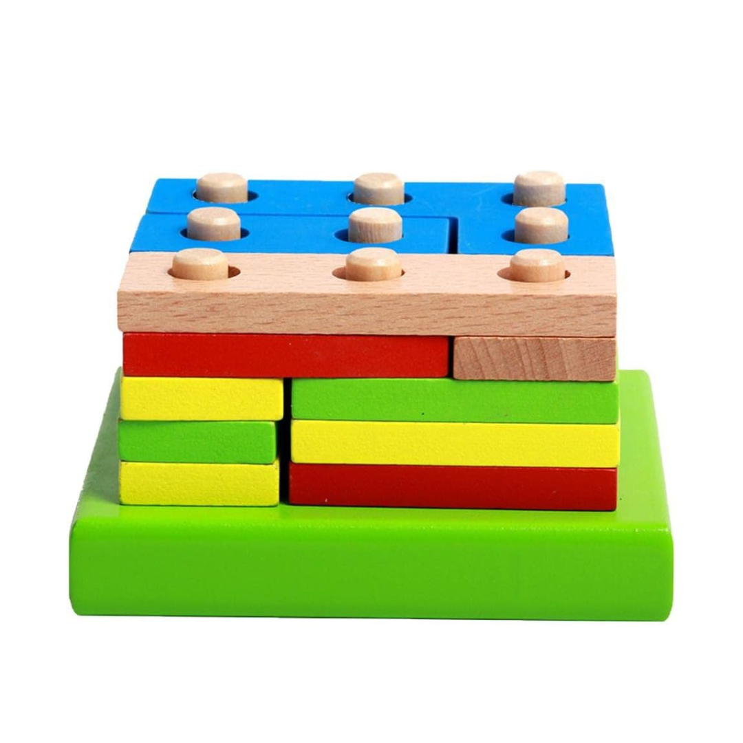 Geometry Shapes assembly Puzzle Building Blocks
