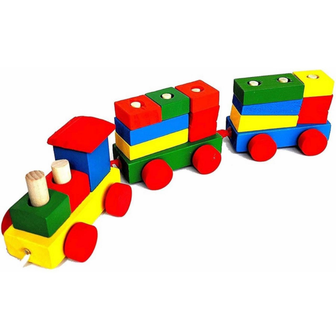 Pull Along Blocks Toy Train