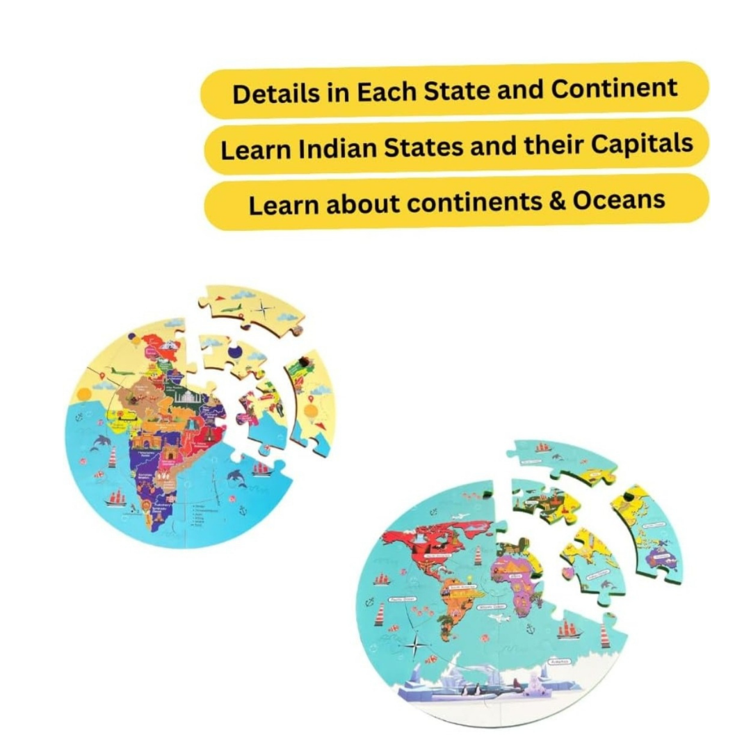 FOAM MAP PUZZLE 2 IN 1