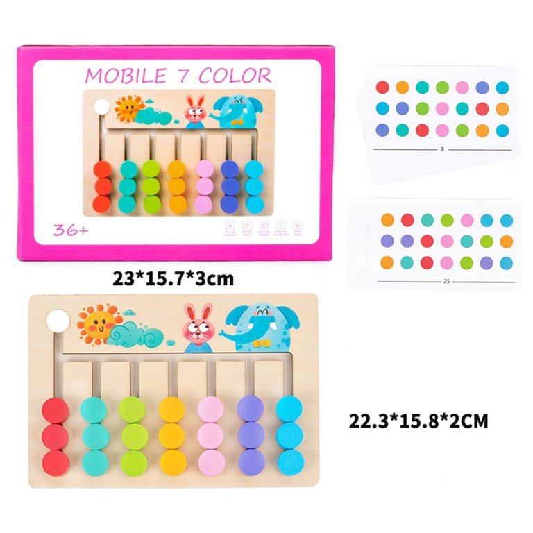 7 Color logic maze