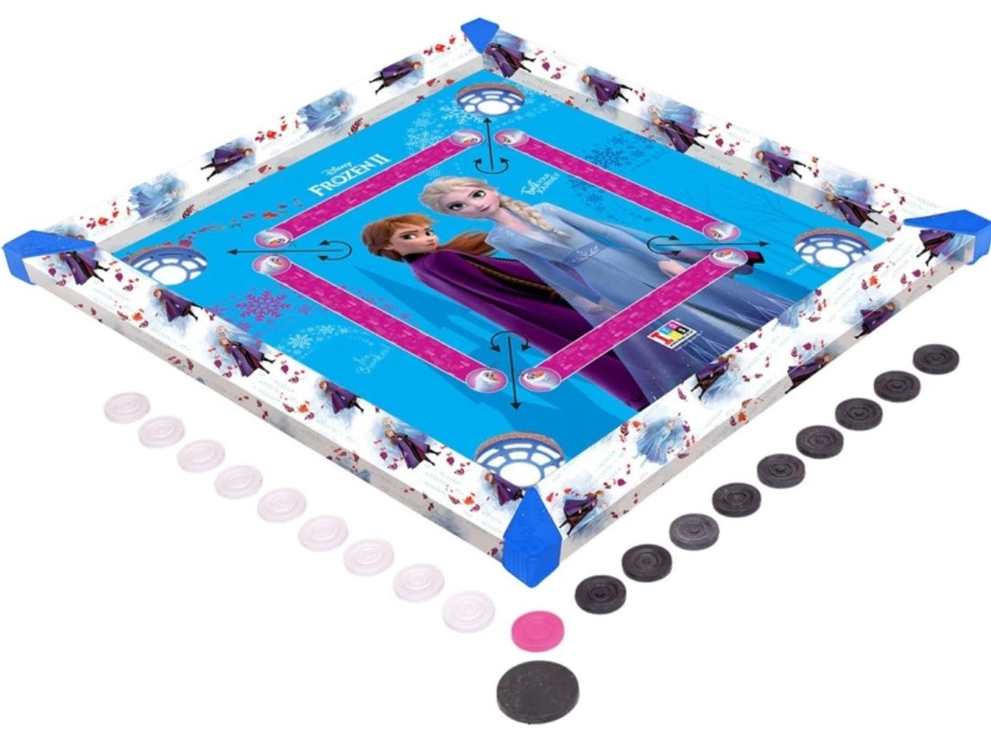 Wooden 2 in 1 Carrom and ludo board