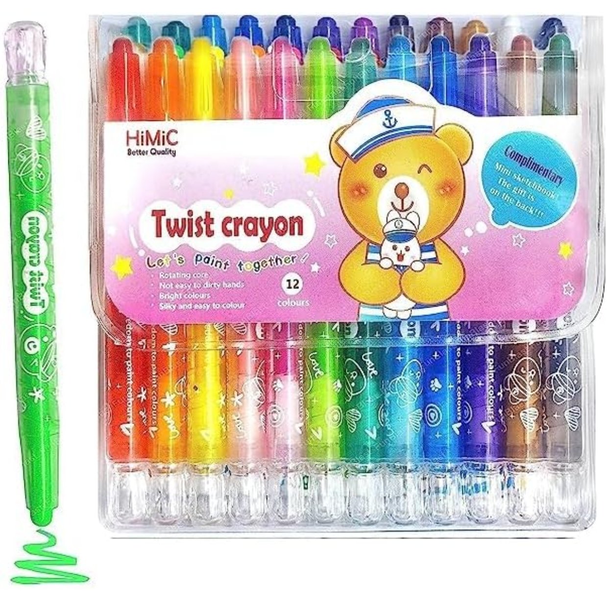 Twist crayons 12pcs