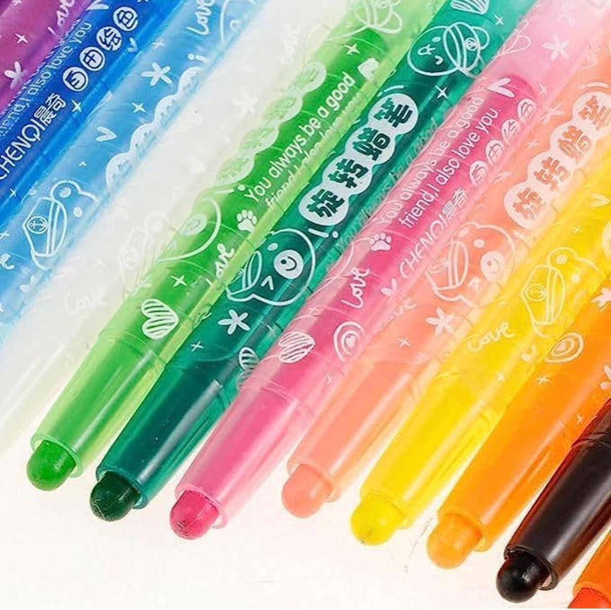 Twist crayons 12pcs