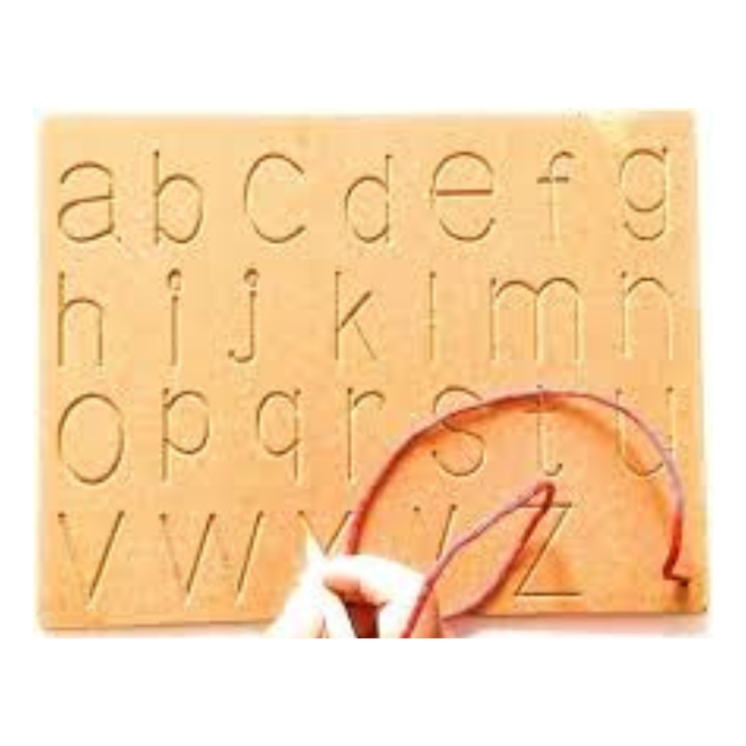 Lower case alphabet tracing