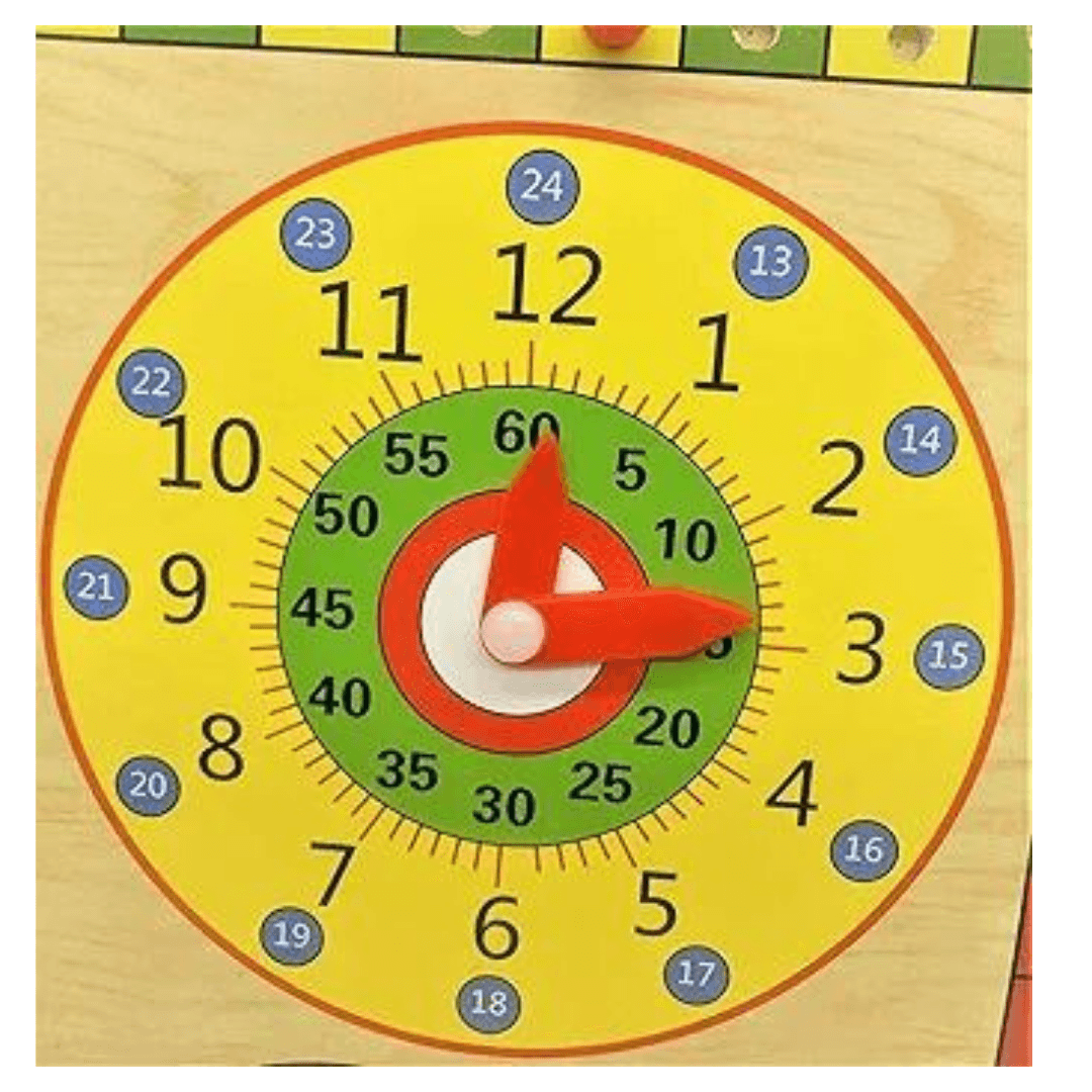 CALENDER CLOCK Multifunctional Learning Board
