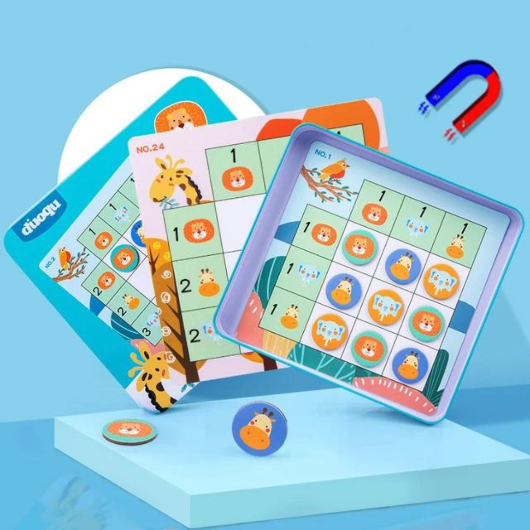 Sudoko magnetic logic game