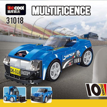 208 pcs lego blocks Multificence Constructor Race Car