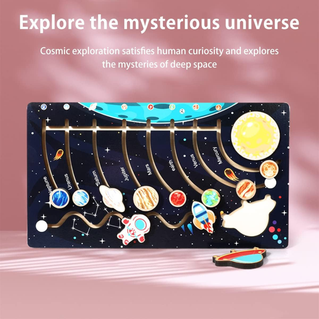 Solar maze board