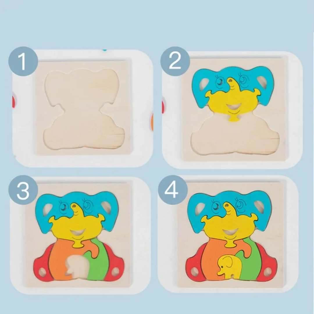 Mom and child puzzle (set of 3)
