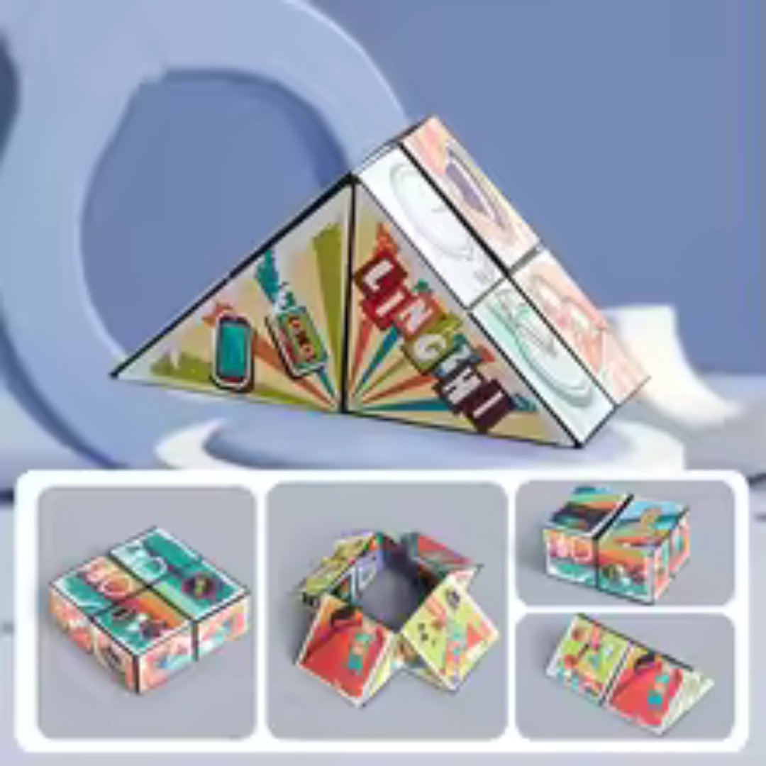 3D Magic Cube Puzzle - Random design