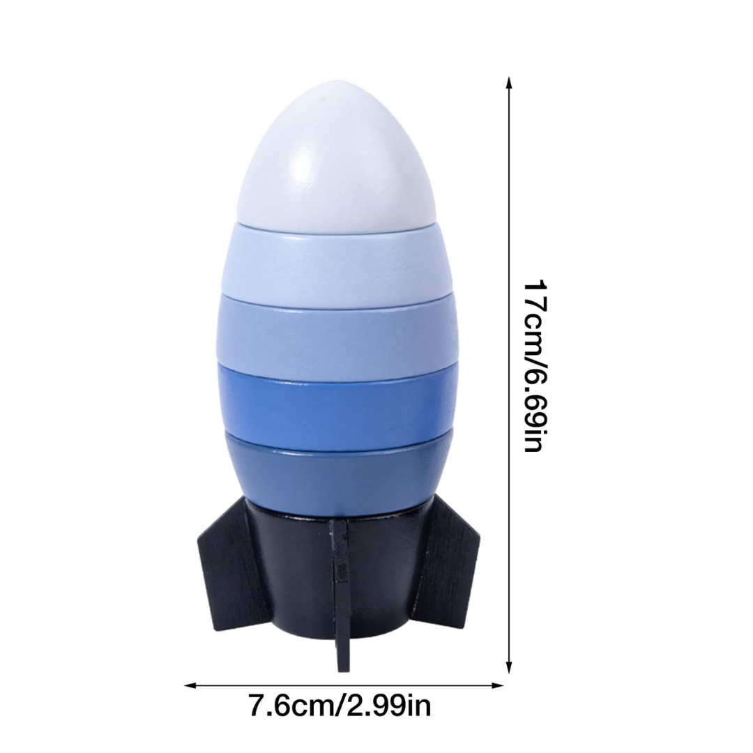 Montessori Rocket Stacker