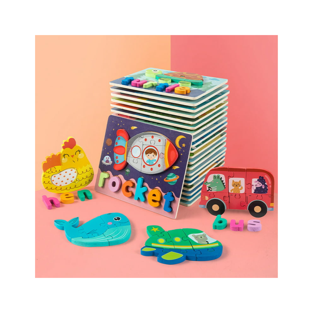 Alphabet Spelling Puzzles