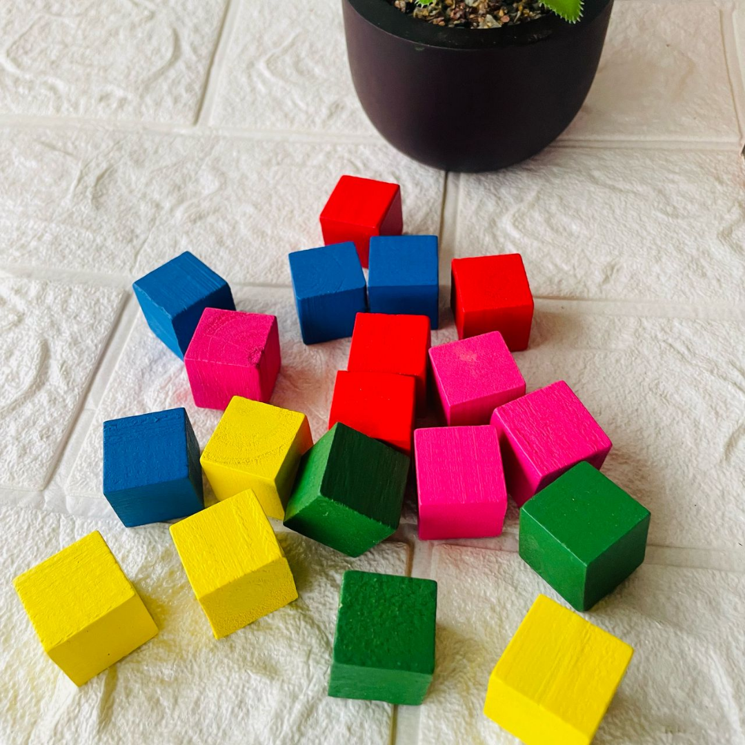Colorful Cube Blocks