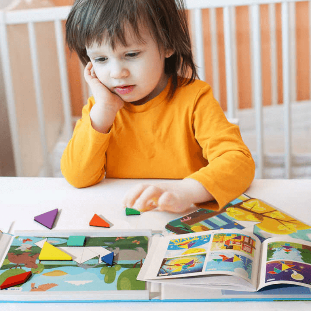 Magnetic Tangram Book - Random Designs