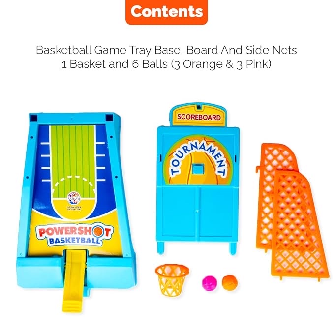 Powershot basketball board game