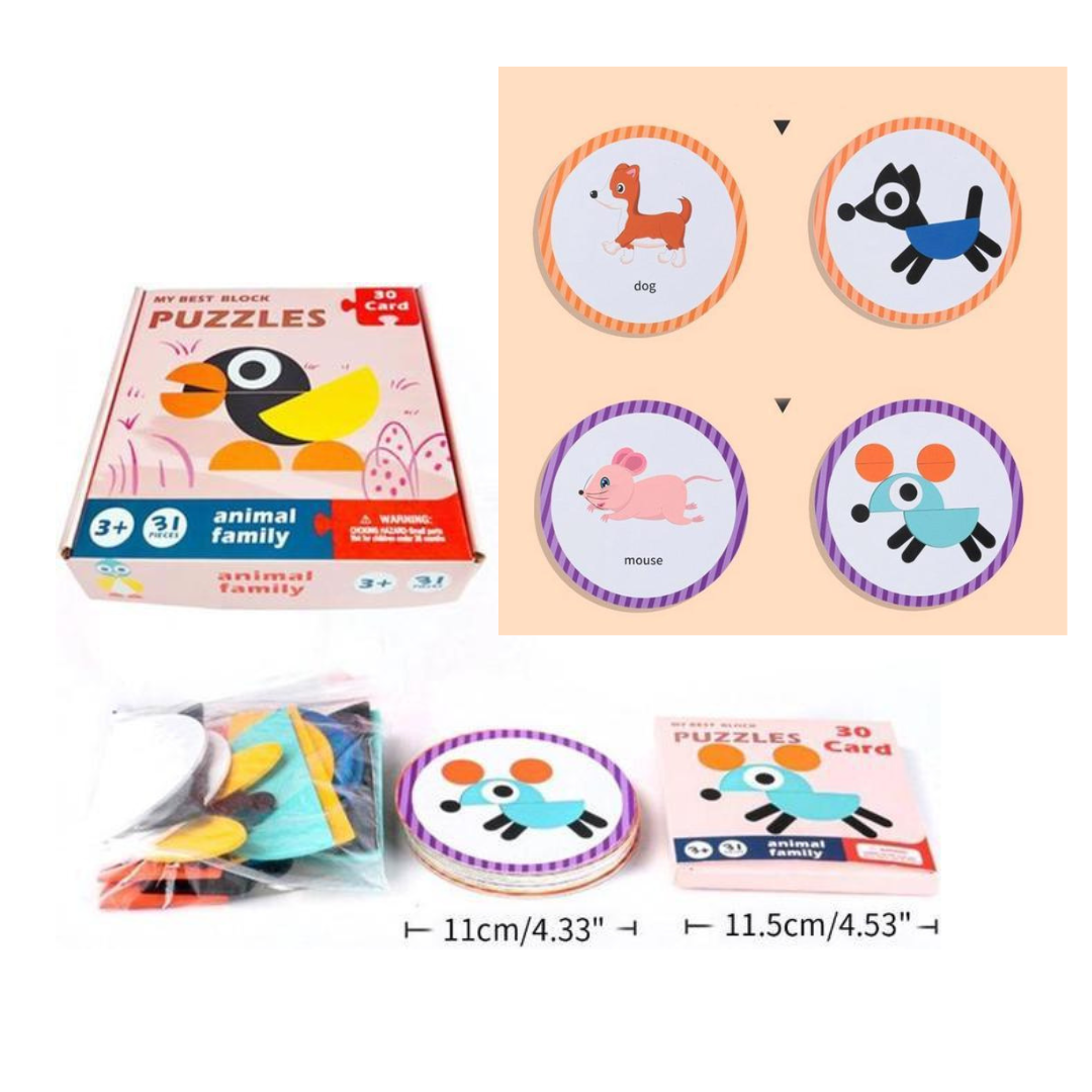 Geo Animal Puzzles Toys