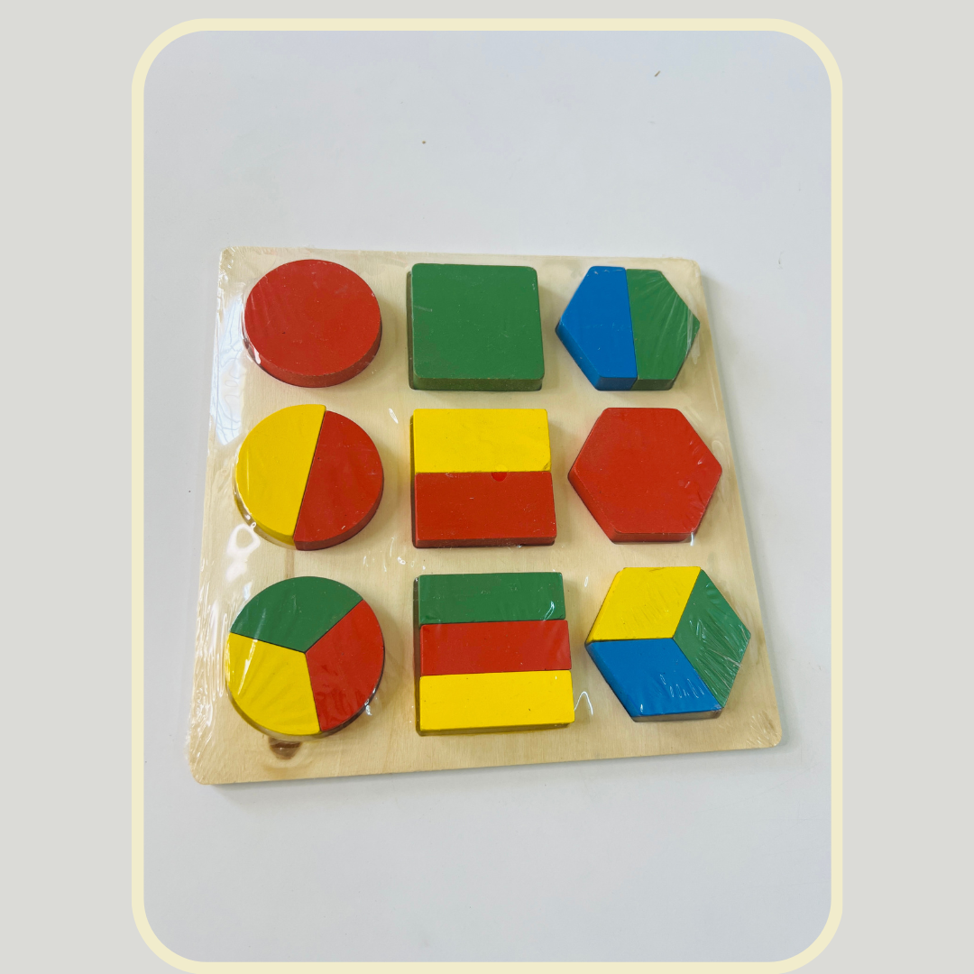 3D Puzzle Board Shape Sorting
