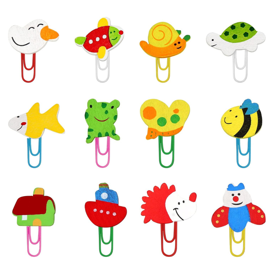Cute Animal Bookmark (12pcs)