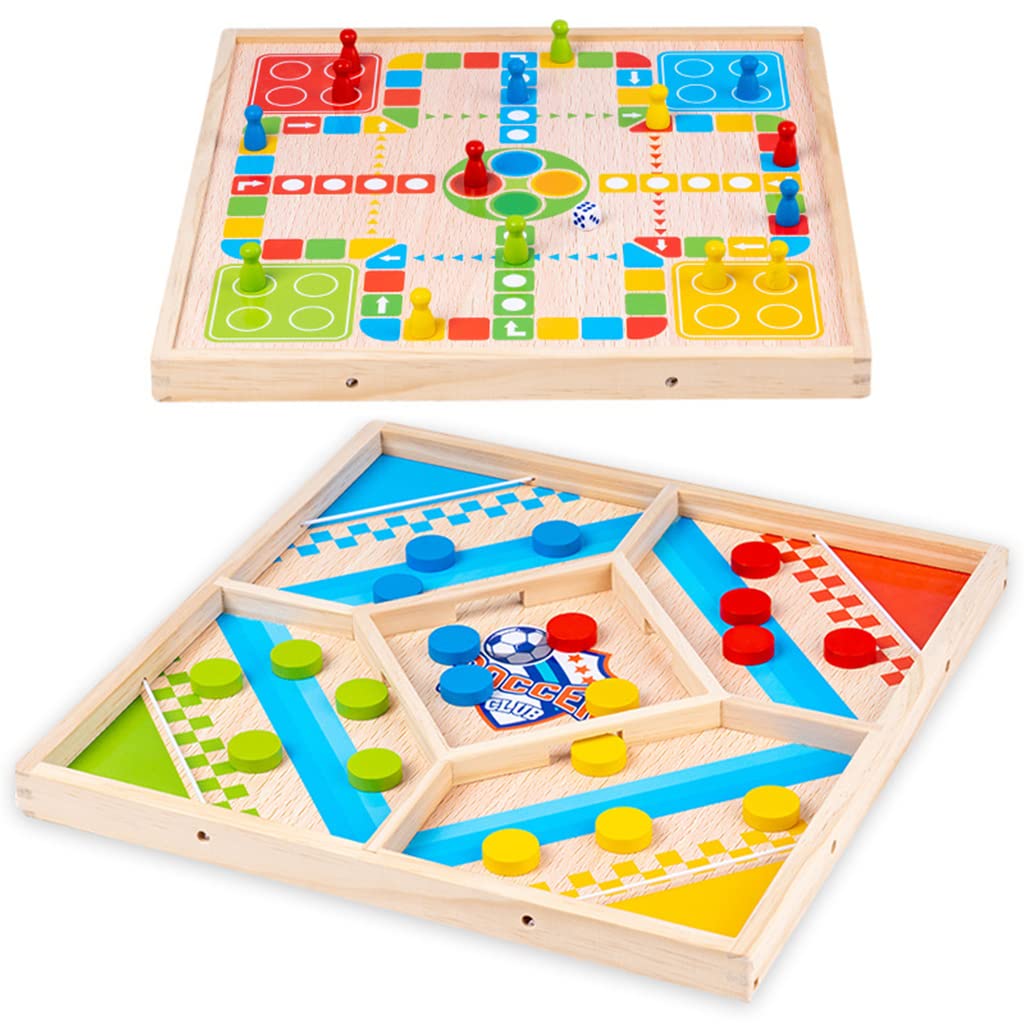 2 in 1 Sling Puck Board Game & Dice Game