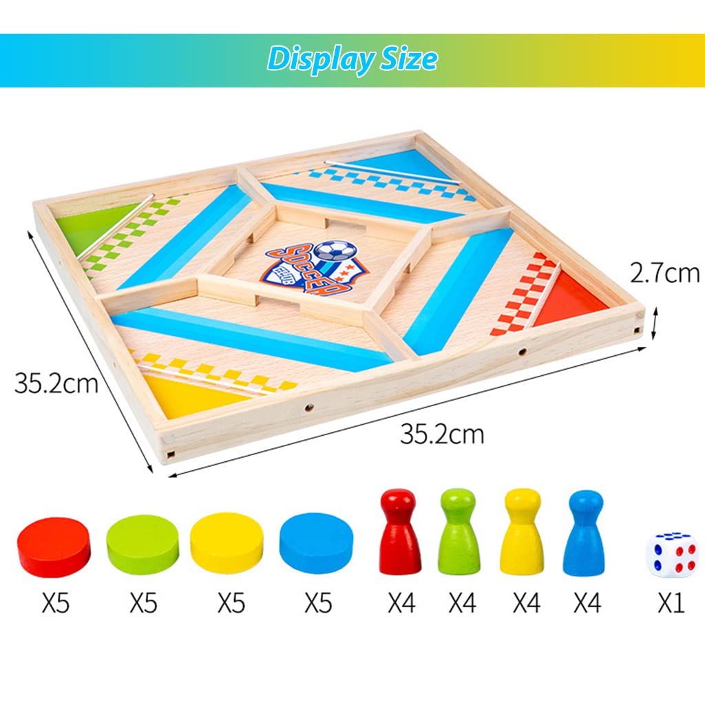 2 in 1 Sling Puck Board Game & Dice Game