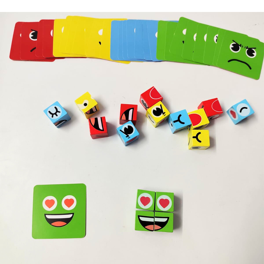 Face Changing Emoji Cube - Without Box