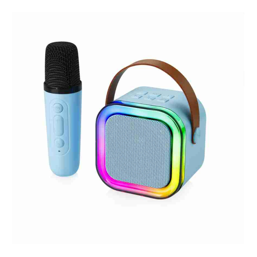 Wireless karaoke speaker with mike