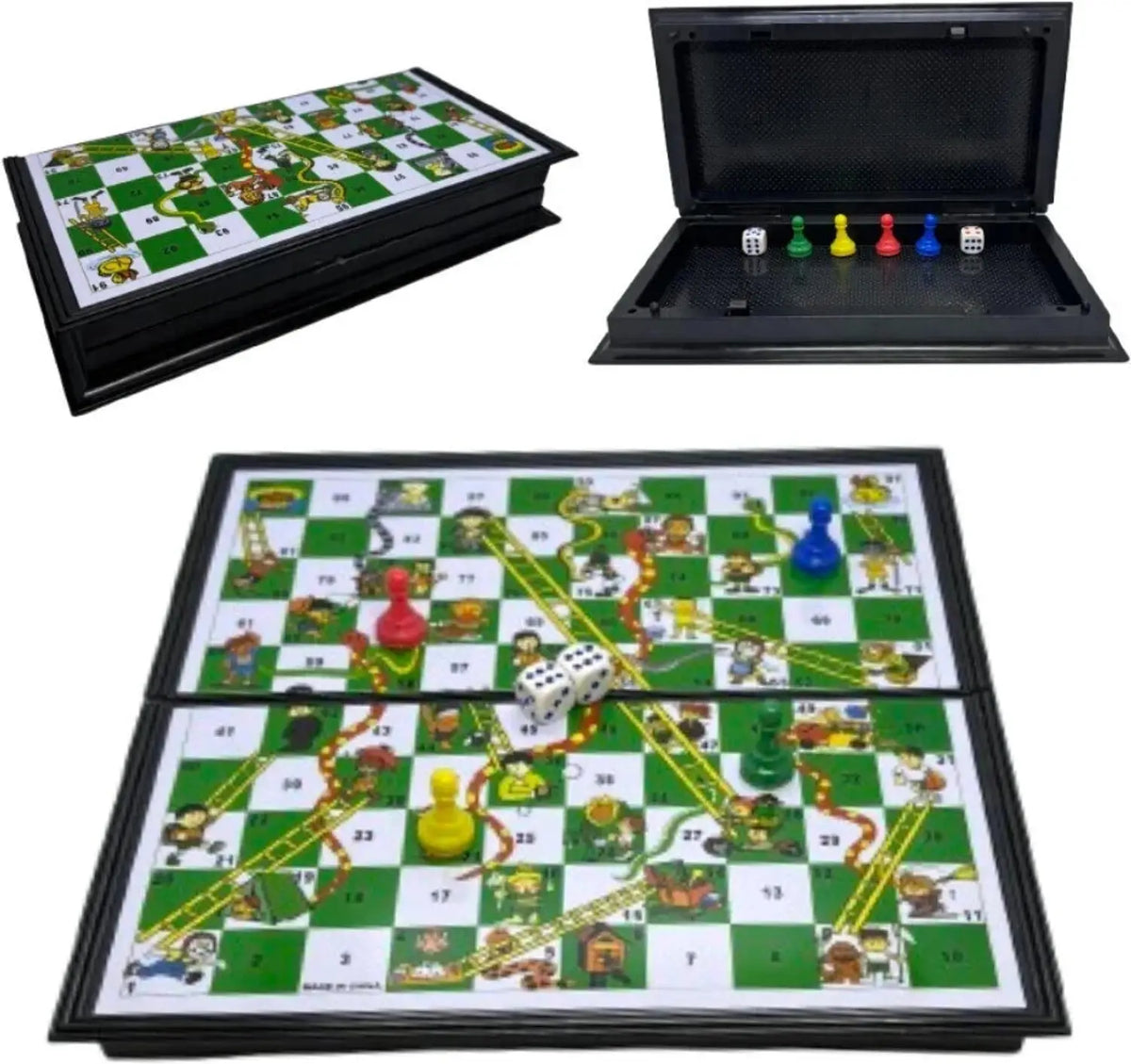 Mini Magnetic Snakes and Ladders Board Game