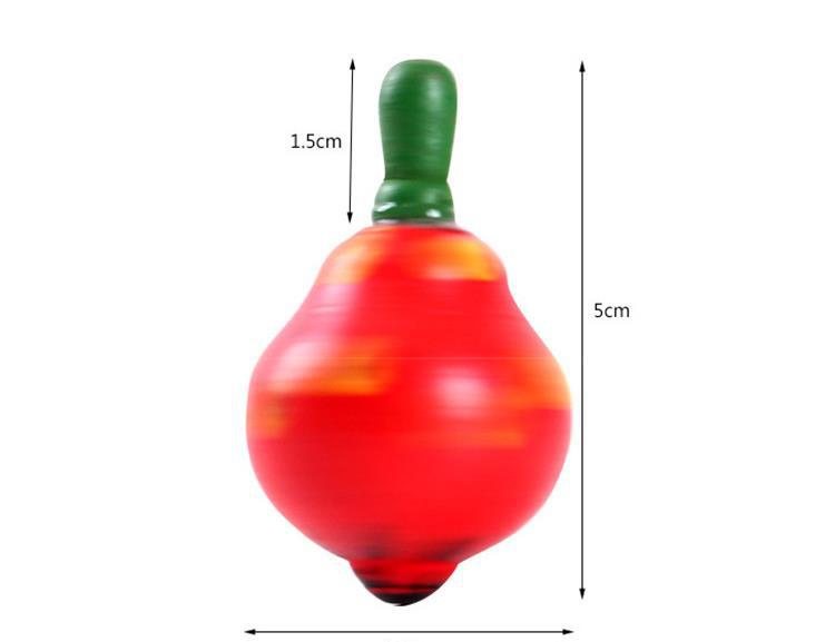Fruit wooden spinning top (1pc)