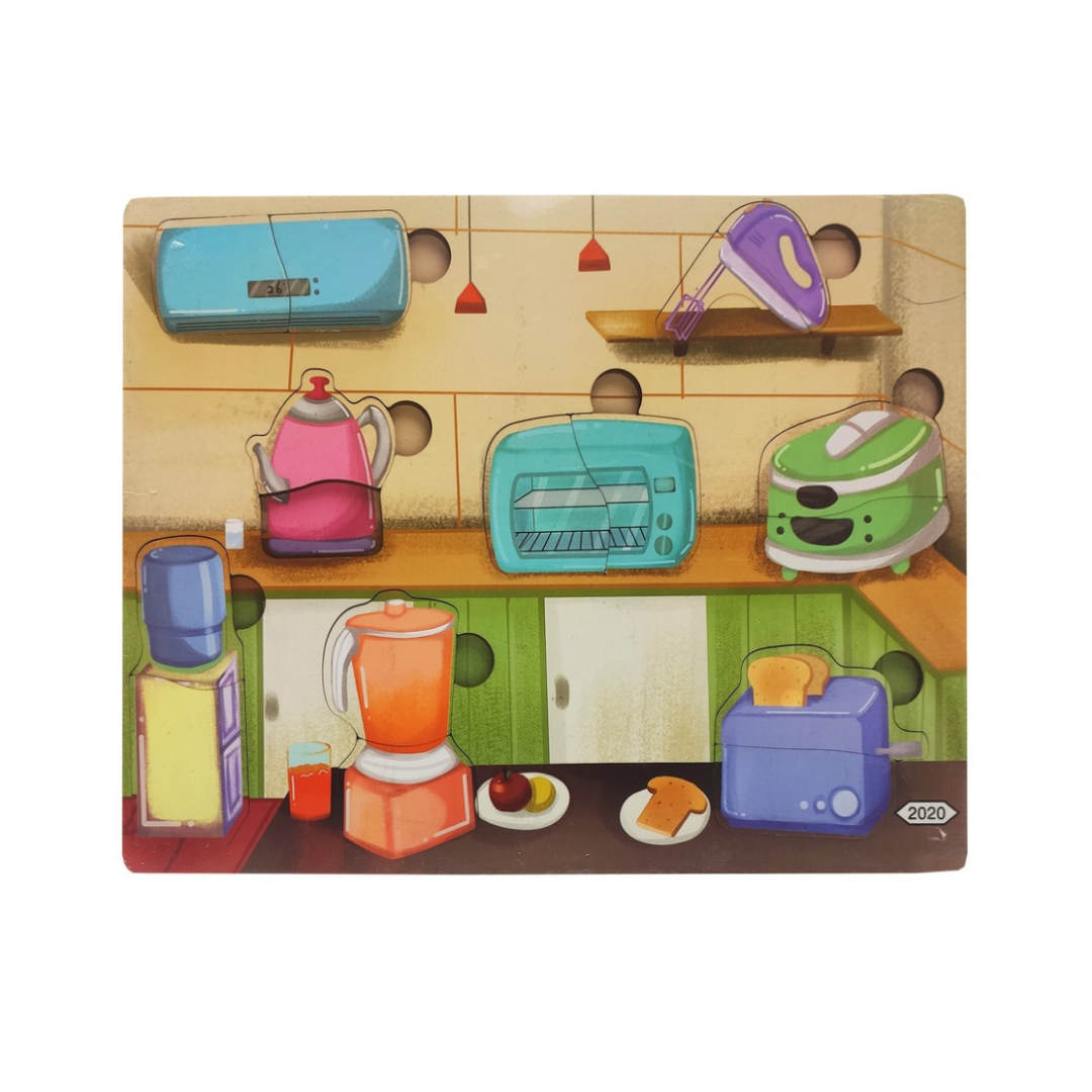 Wooden 2pc Puzzle (1pc)