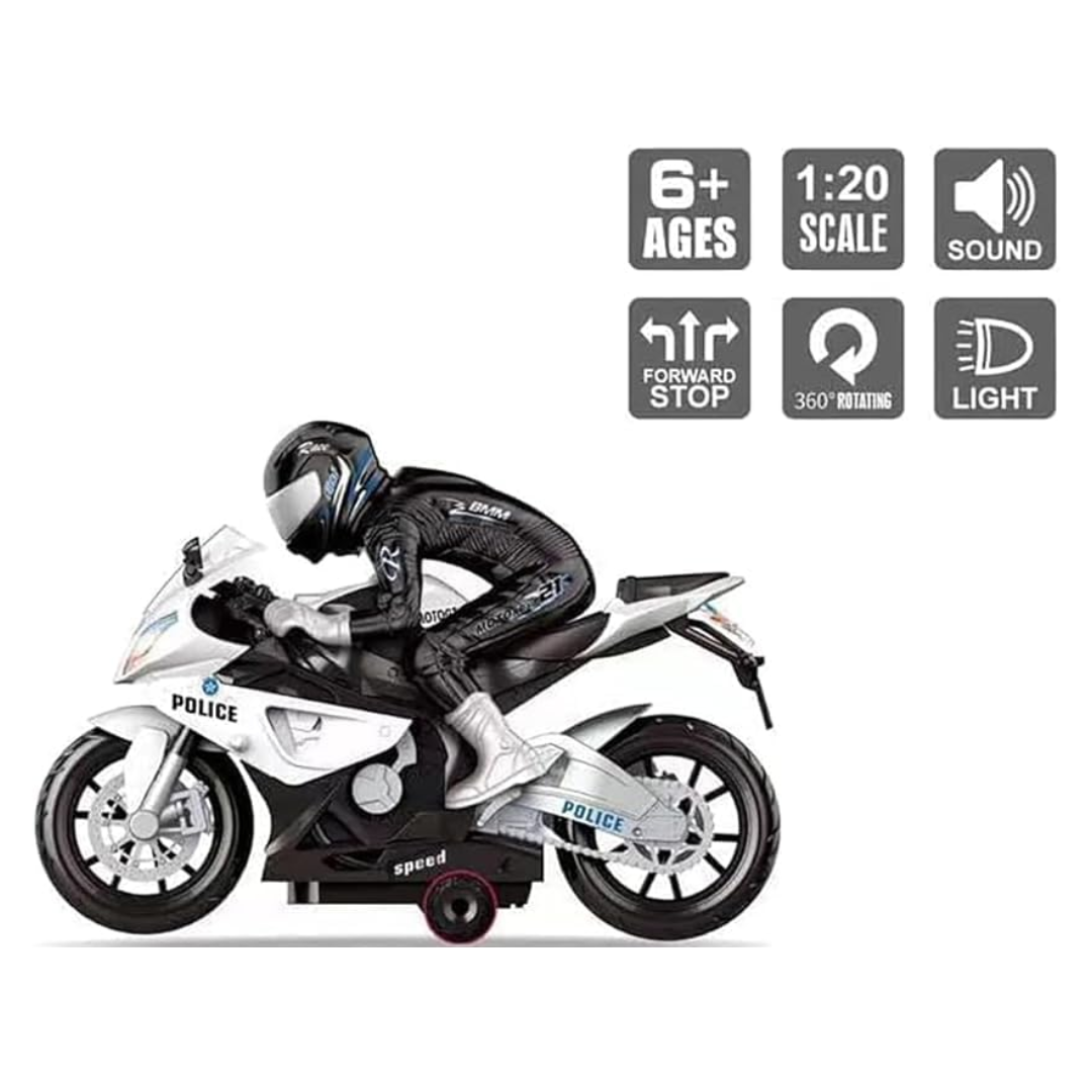 Rechargeable Remote Control Bike Toy