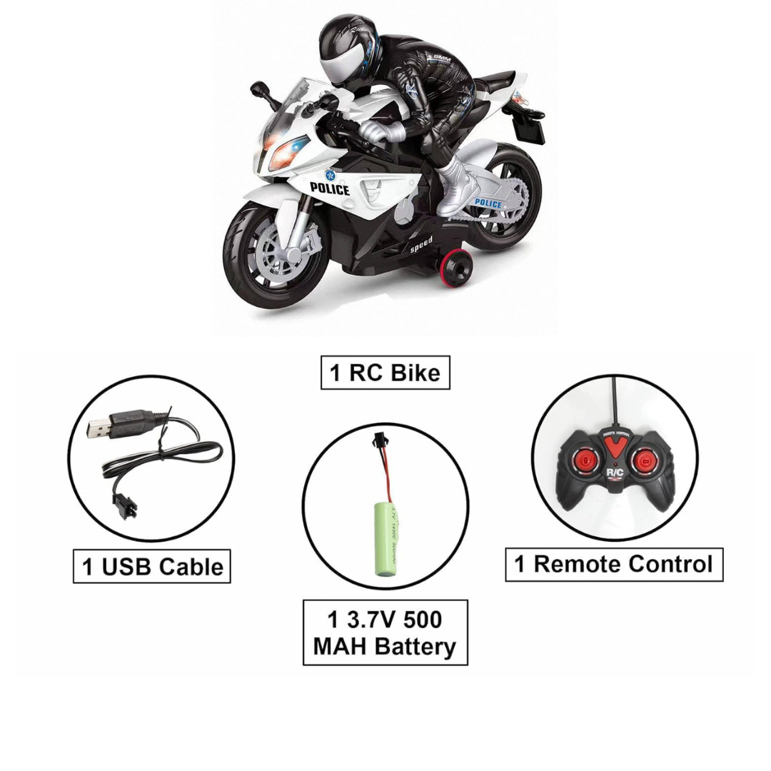 Rechargeable Remote Control Bike Toy