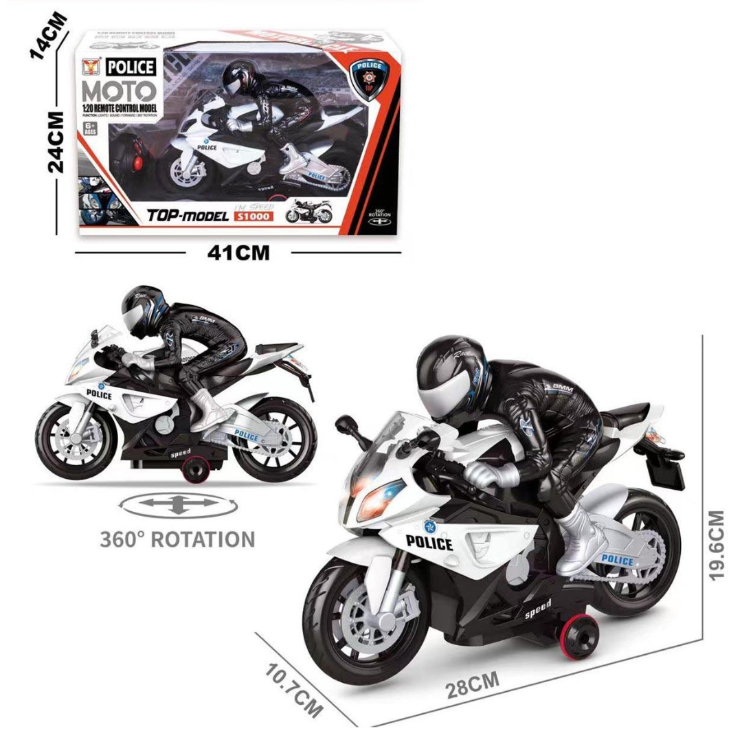 Rechargeable Remote Control Bike Toy