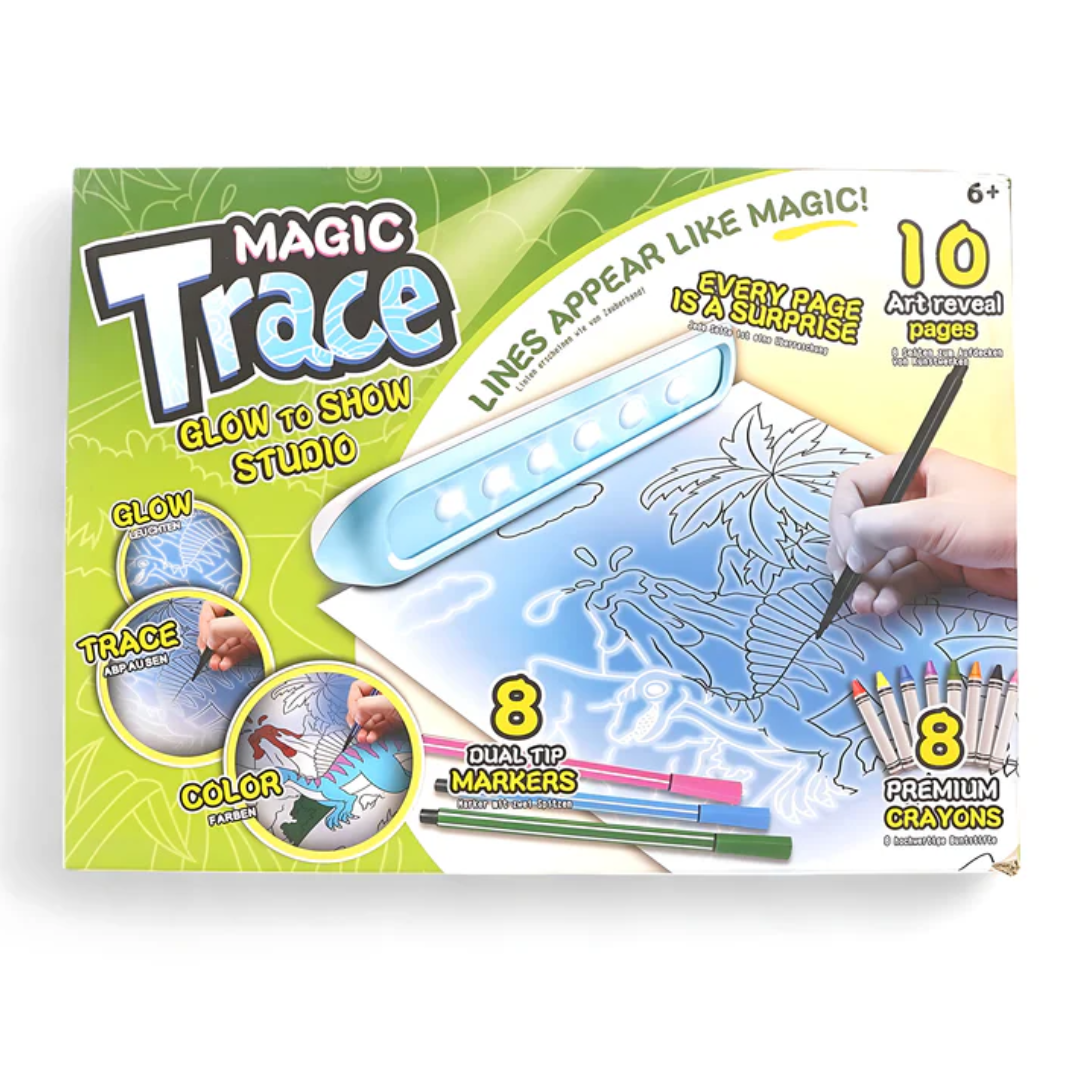 Magic Trace with Markers and Crayons
