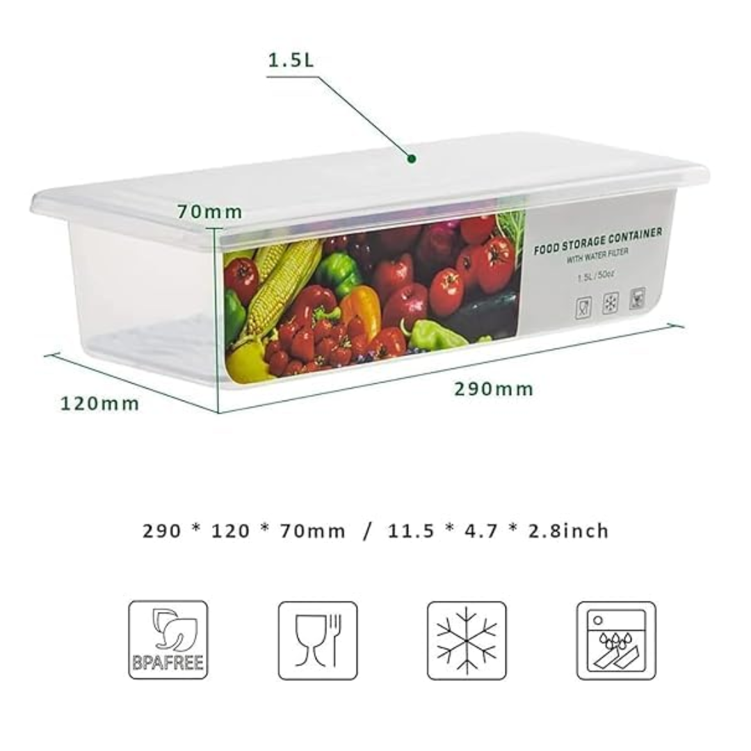 Fridge Storage Box (Set of 2)