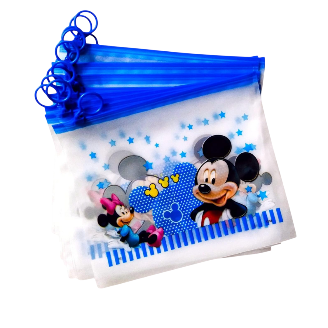 Transparent Stationery Zip Pouch - Big(2pc)