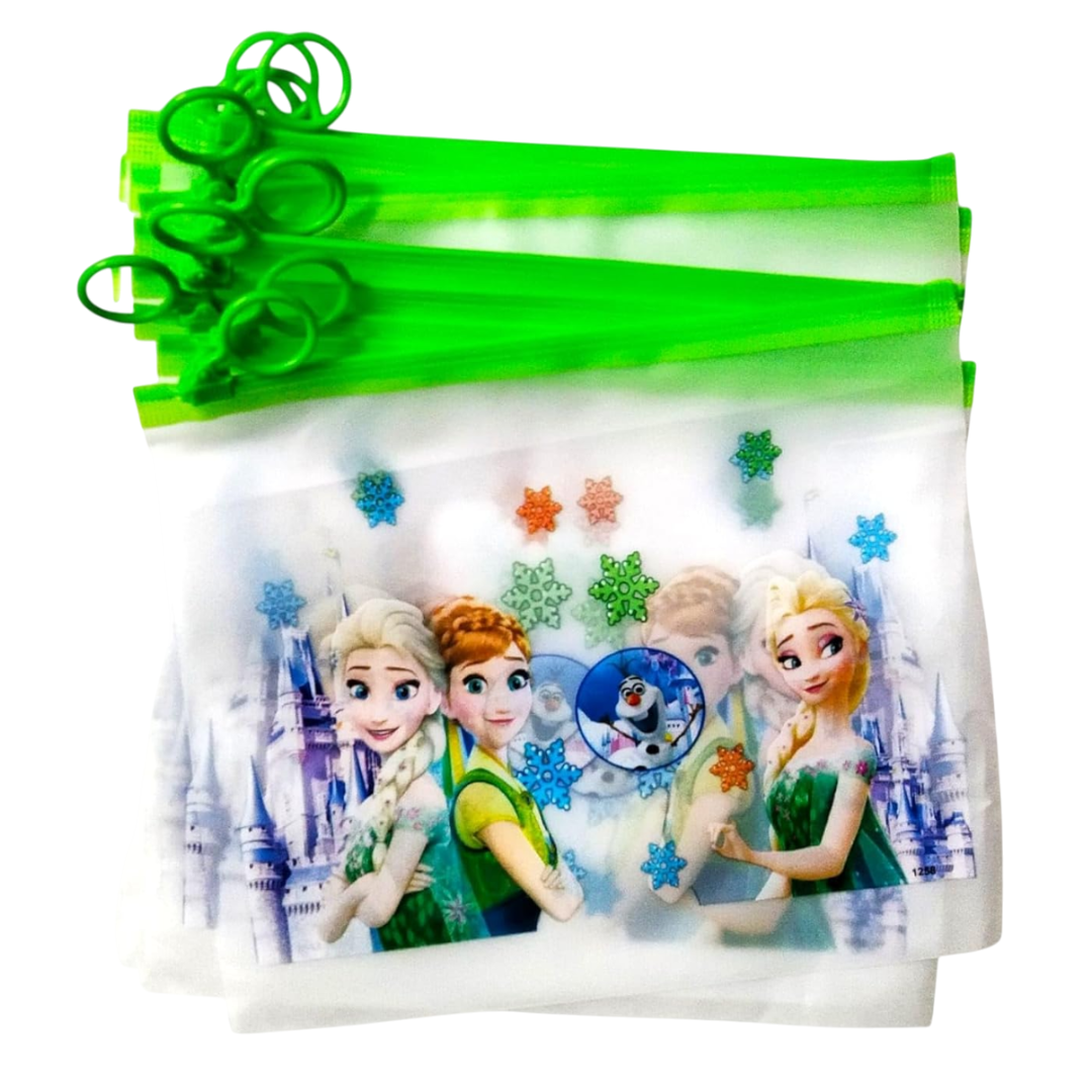 Transparent Stationery Zip Pouch - Big(2pc)