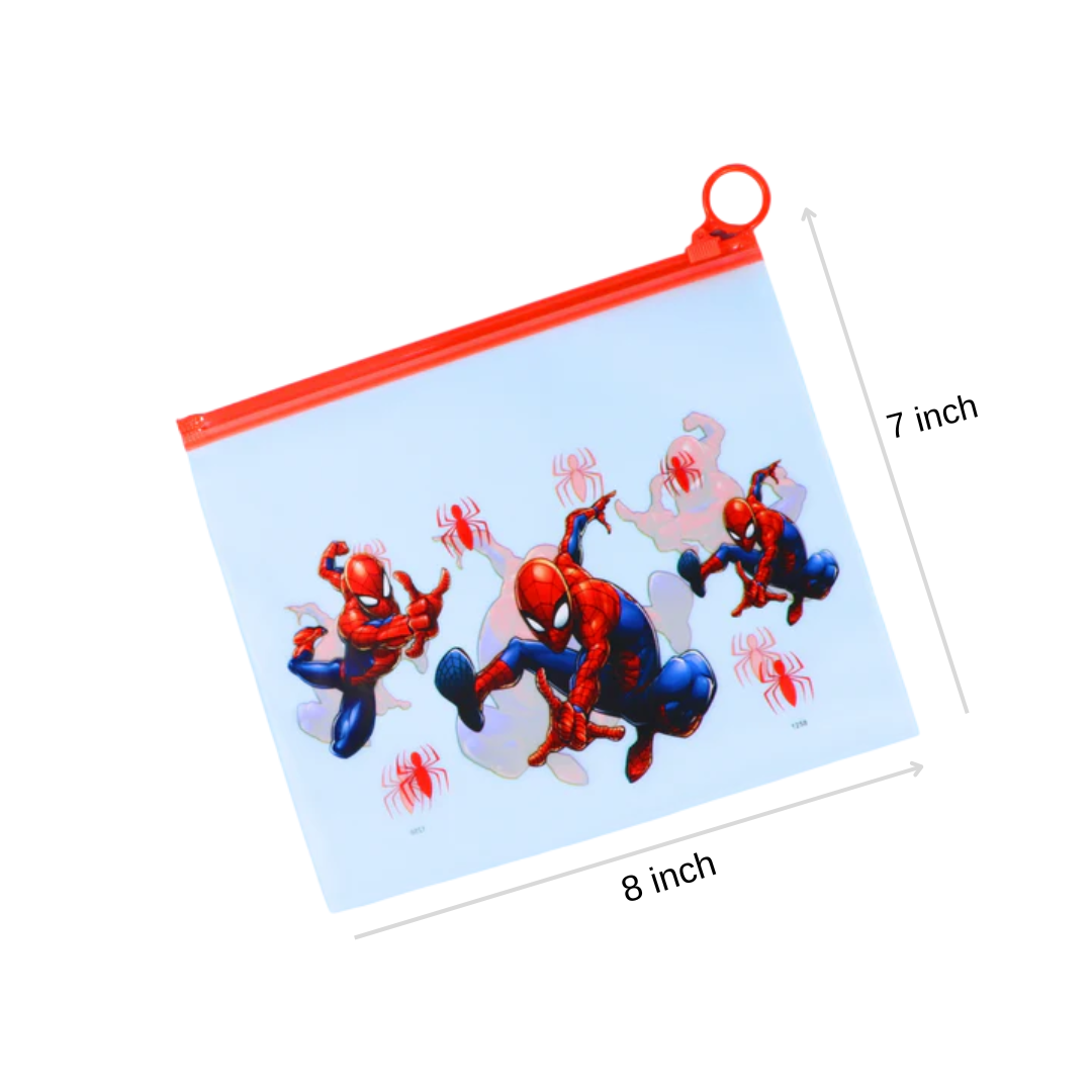 Transparent Stationery Zip Pouch - Big(2pc)