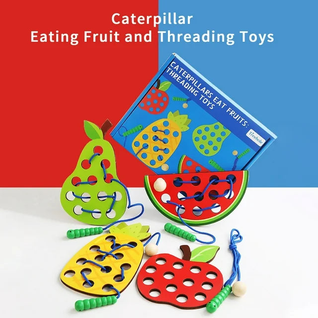 Caterpillar eat fruit lacing and Threading