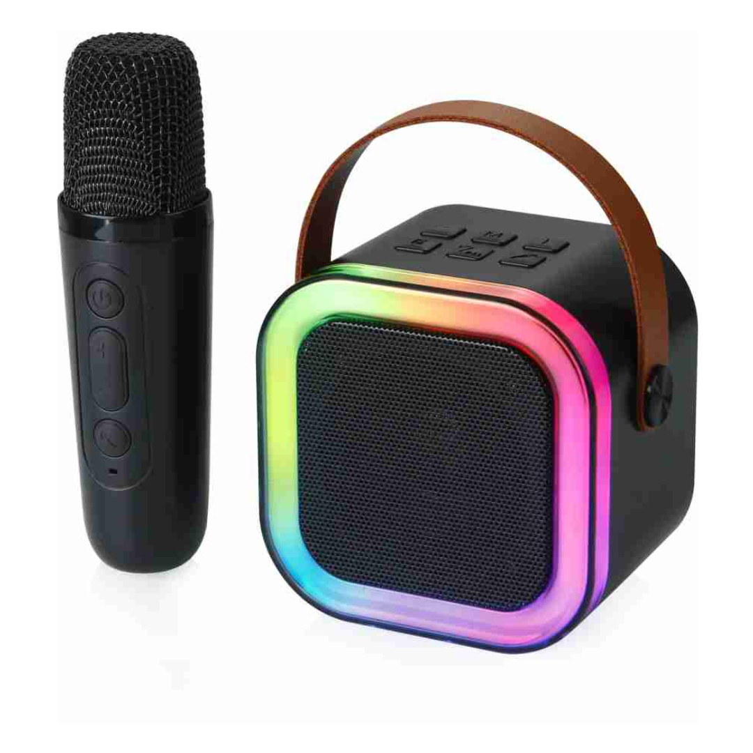 Wireless karaoke speaker with mike
