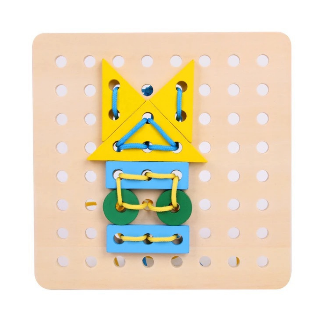 Shapes lacing and pattern forming