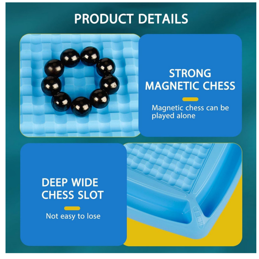 Magnetic battle chess