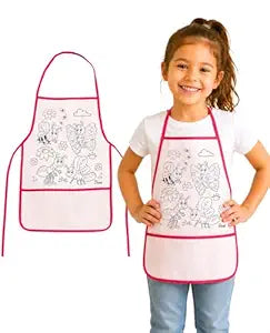 DIY Coloring Reusable Apron(47X31cm)