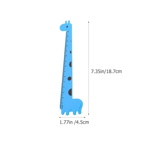 Cartoon Giraffe Ruler Set