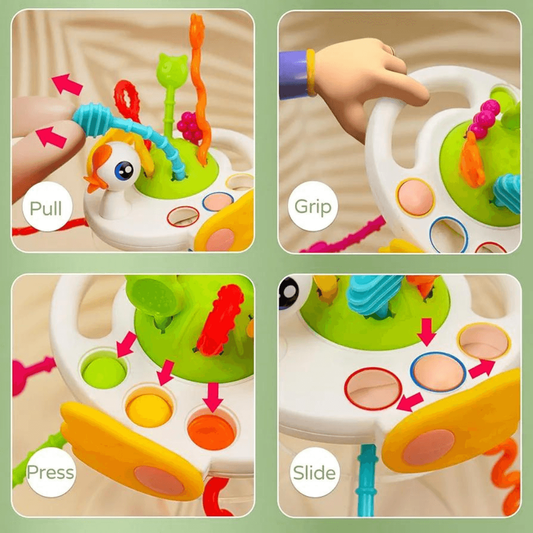 Sensory Pull String Activity Toy
