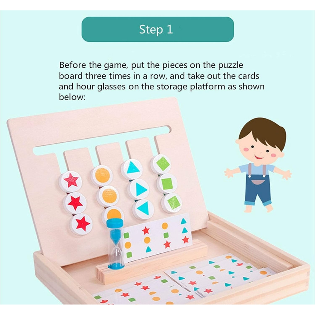 2 in 1 four color logic maze big