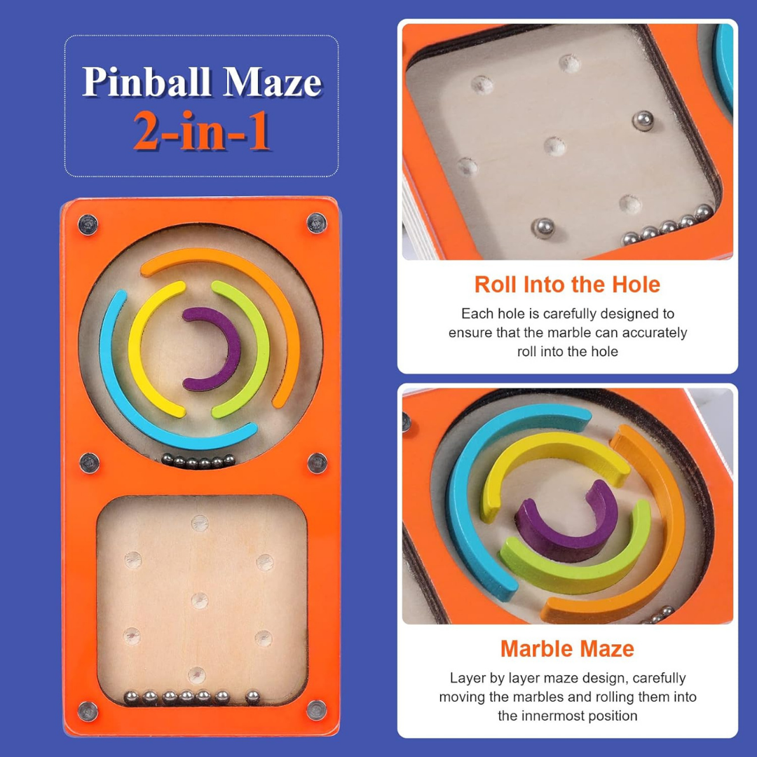 Pin Ball 2 in 1 Maze Game