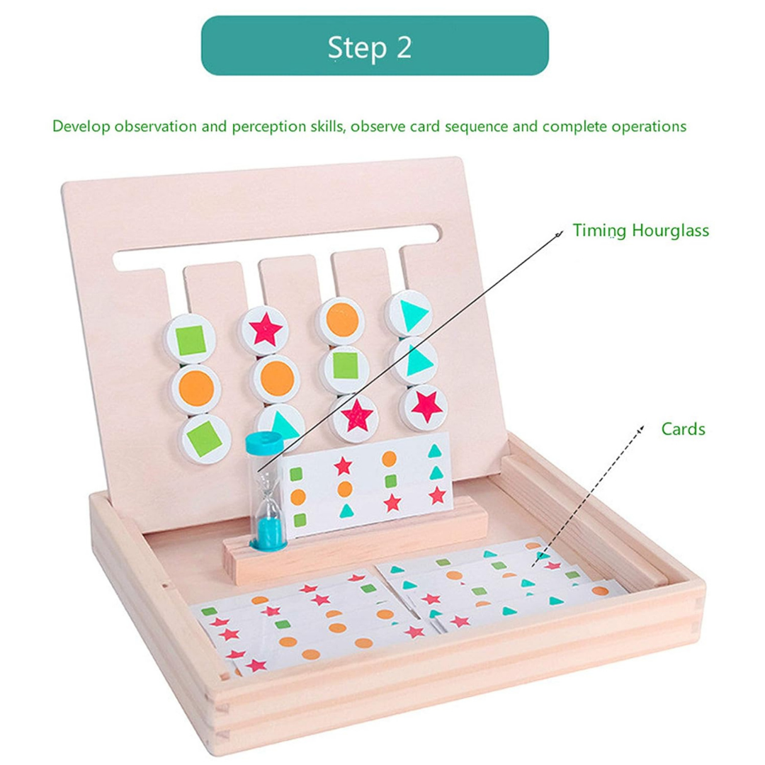 2 in 1 four color logic maze big